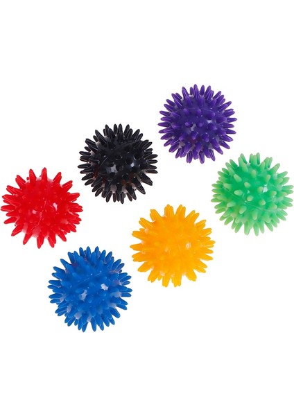 Stili Temizle Tam Vücut Dikenli Masaj Sert Topu Fitness Spor Egzersiz Topu Için 6cm Kirpi Duyusal Eğitim Topu Kavrama (Yurt Dışından) modelleri
