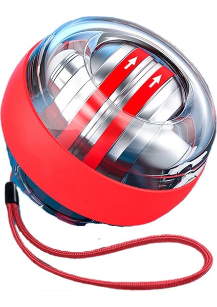 Siyah Stil Gökkuşağı LED Kendinden Başlatma Güç Topu Gyro Sessiz Metal Kas Bilek Kuvveti Eğitmeni Relax Jiroskop Güç Topu Spor Salonu Egzersiz Cihazı X200D (Yurt Dışından) modelleri