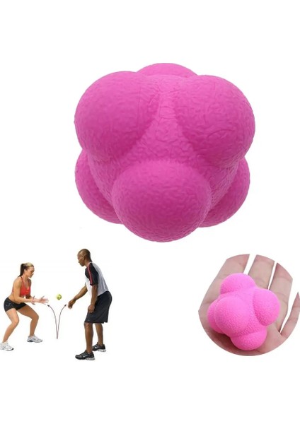 Yeşil Stil Çeviklik Topu Altıgen Tepki Antrenmana Yönelik Çevik El-Göz Tepkisinin Iyileştirilmesi Zıplama Fitness Top Tepkileri Antrenman Sporu (Yurt Dışından) fırsatları