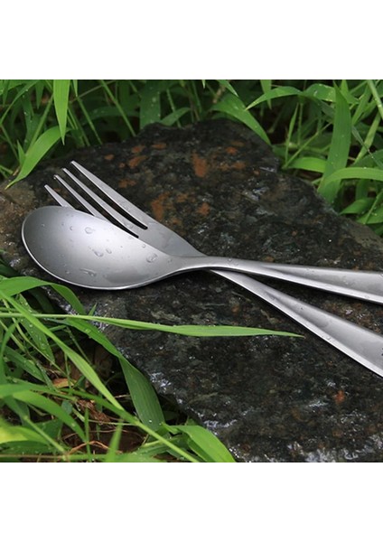 Kaşık Tarzı Tiartisan Titanyum Çatal Kaşık Açık Kamp Için Hafif Sofra Takımı Kaşık Yürüyüş Seyahat Batı Tatlı Çatal (Yurt Dışından) fırsatları