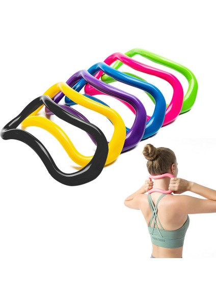 Sarı Stil Yoga Ring Pilates Yoga Çember Ekipmanları Çok Işlevli Egzersiz Fitness Çemberi Eğitim Direnci Destek Aracı Buzağı Ev (Yurt Dışından) fiyatları