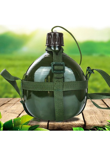 1l Tarzı -4l Taktik Su Şişesi Alüminyum Ordu Askeri Içme Su Isıtıcısı Askı Tutucu Açık Kamp Bisiklete Binme Yürüyen Şişe Pot (Yurt Dışından)