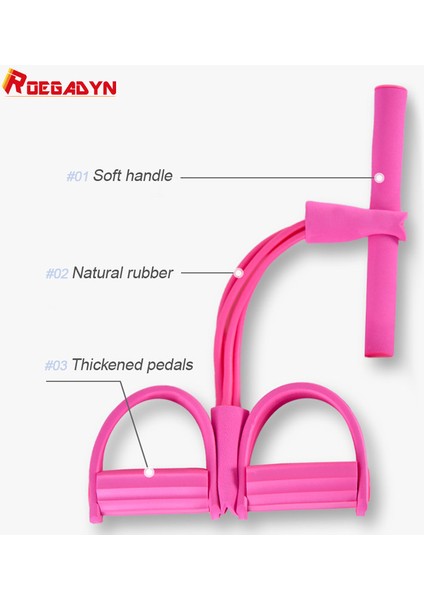 Sarı Stil Roegadyn Hafif Çok Fonksiyonlu Çektirme Kumaş Direnç Bantları Spor Sakız 4 Tüp Çekme Halatı Direnç Bandı Fitness (Yurt Dışından) indirimleri