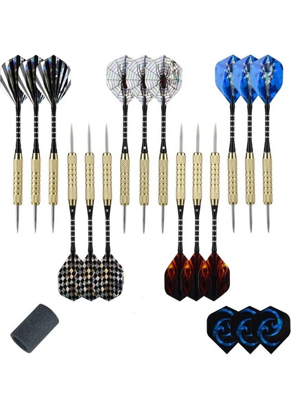 Metal Uçlu Dart Okları, Pirinç Namlulu ve Alüminyum Şaftlı Dart Uçuşları, Profesyoneller Veya Yeni Başlayanlar Için Dart Seti (Yurt Dışından)
