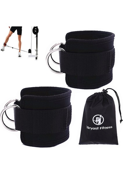 Turuncu Tarzı 1 Çift Direnç Bantları Kablo Makineleri Için 2 Çift D-Halka Ayak Bileği Askıları Ayarlanabilir Neopren Premium Manşet Ev Gym Fitness (Yurt Dışından) fiyatları