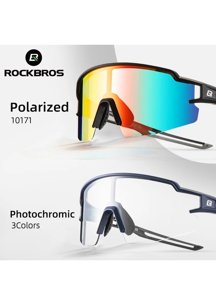 NO.10172 Stili NO.10171 Beden Rockbros Fotokromik Bisiklet Gözlükleri Polarize Dahili Miyopi Çerçeve Spor Güneş Gözlüğü Erkek Kadın Gözlük Bisiklet Gözlük Gözlüğü (Yurt Dışından) indirimleri