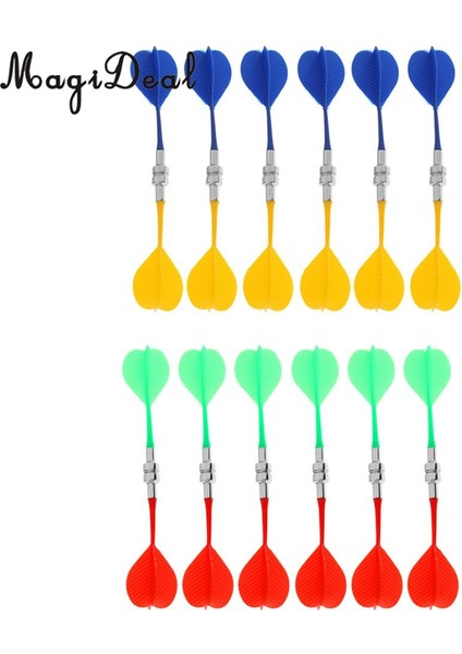 Magideal Manyetik Dart Güvenlik Plastik Dart Değiştirme Dart Tahtası Kapalı Oyun (Yurt Dışından)