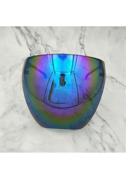 No.5 Tarzı Bisiklet Güneş Gözlüğü Kadın Erkek Koruyucu Faceshield Gözlük Tam Yüz Kaplı Küresel Lens Anti Kirlilik Güvenlik Güneş Gözlüğü (Yurt Dışından)