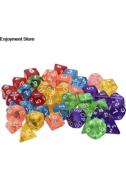 Sarı Stil Adet Dijital Zar Oyunu Çokyüzlü Çok Taraflı Akrilik Zar Masa Oyunu Için Renkli Aksesuarlar (Yurt Dışından) fırsatları