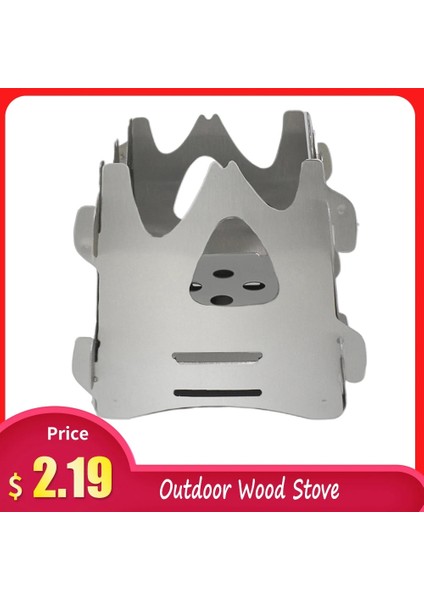 Taşınabilir Açık Odun Sobası Mini Ayrılabilir Paslanmaz Çelik Ookstove Tovve Hızlı Kurulum Tencere Odun Sobası (Yurt Dışından)