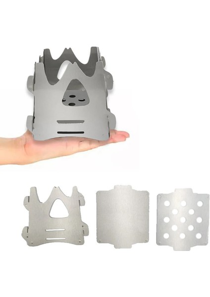 Taşınabilir Açık Odun Sobası Mini Ayrılabilir Paslanmaz Çelik Ookstove Tovve Hızlı Kurulum Tencere Odun Sobası (Yurt Dışından) fiyatları