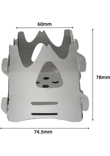 Taşınabilir Açık Odun Sobası Mini Ayrılabilir Paslanmaz Çelik Ookstove Tovve Hızlı Kurulum Tencere Odun Sobası (Yurt Dışından) modelleri