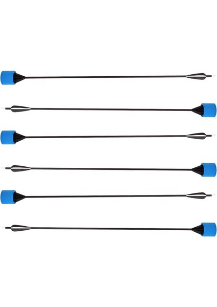 3 Adet 8mm Tarzı mm Açık Okçuluk Köpük Ucu Ok Cs Oyunu Atış Yay ve Oklar Etiket 8mm Karışık Karbon Köpük Oklar (Yurt Dışından) fiyatları