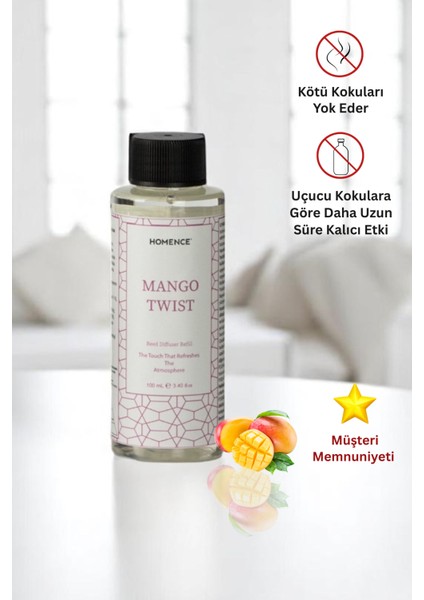 Mango Twist Bambu Çubuklu Oda Kokusu 100 ml Refill