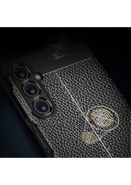 Samsung Galaxy A16 Kılıf Kamera Çıkıntılı Deri Görünümlü Dikiş Desenli Koruyucu Kapak fırsatları