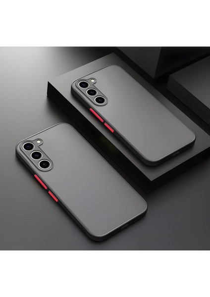 Samsung Galaxy A26 Kılıf Mat Parmak Izi Yapmaz Kamera Korumalı Renkli Tuşlu Sert Silikon Kapak