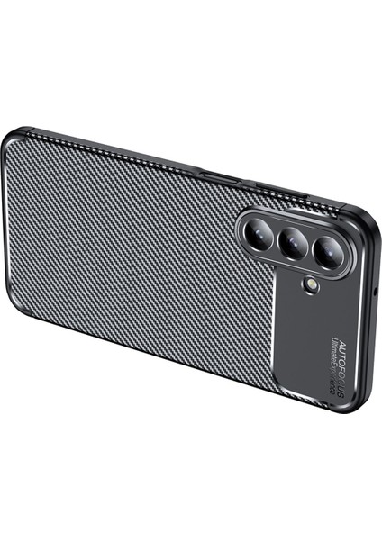 Samsung Galaxy A26 Kılıf Kamera Çıkıntılı Karbon Fiber Desenli Renk Atmaz Koruyucu Kapak Kilif