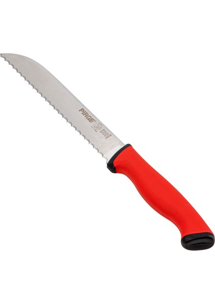 Duo Ekmek Bıçağı Pro Dişli - Kırmızı - 17,5 cm fiyatları