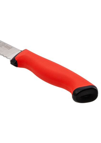 Duo Ekmek Bıçağı Pro Dişli - Kırmızı - 17,5 cm indirimleri