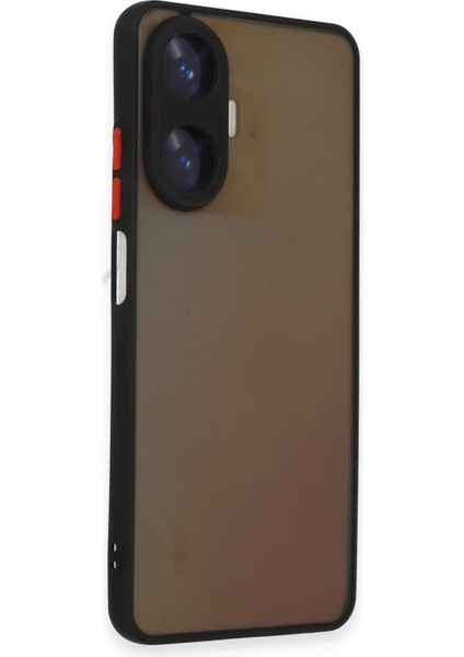 Realme C55 Kılıf Montreal Silikon Kapak - Siyah Yktsn