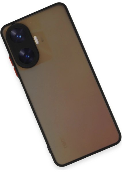 Realme C55 Kılıf Montreal Silikon Kapak - Siyah Yktsn