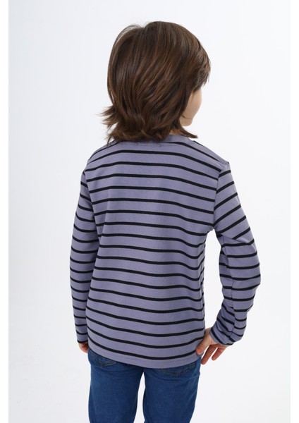 Erkek Çocuk Çizgili Tişört modelleri