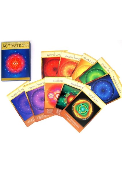 Ateş Tarzı 44 Kart Tarot Kutsal Geometri Aktivasyonları Oracle Deck Kehanet Eğlenceli Aile Partisi Masa Oyunu (Yurt Dışından) indirimleri