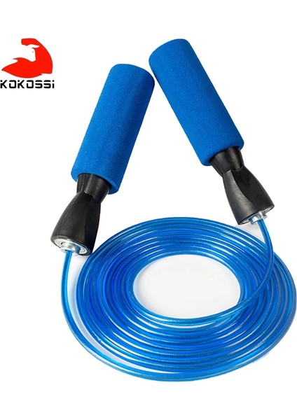Mavi Stil Kokossi Tel Atlama Ipi Atlama Spor Eğitimi Özel Ekipman Ev Spor Salonu Çift Kullanımlı Taşınabilir Fitness Aracı (Yurt Dışından)