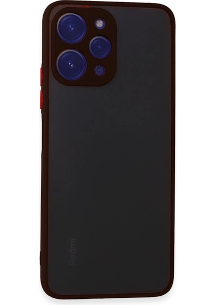 Xiaomi Redmi 12 Kılıf Montreal Silikon Kapak - Siyah Yktsn