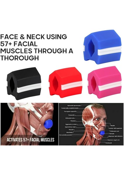 Siyah Stil Gıda Dereceli Silika Çene Egzersiz Topu Tonlama Jawrsize Çene Kas Eğitimi Fitness Topu Jawline Eğitimi Fitball (Yurt Dışından) modelleri