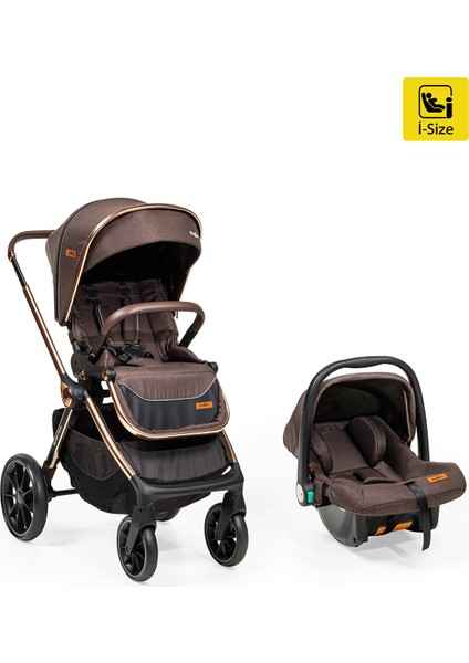 Sparrow Travel Sistem Bebek Arabası Kahverengi
