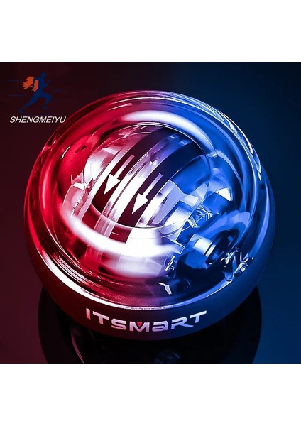 Mavi Stil LED Bilek Powerball Trainer Jiroskop Güç Topu Kol Egzersizi Egzersiz Makinesi Gym Powerball Fitness Ekipmanları (Yurt Dışından) fiyatları
