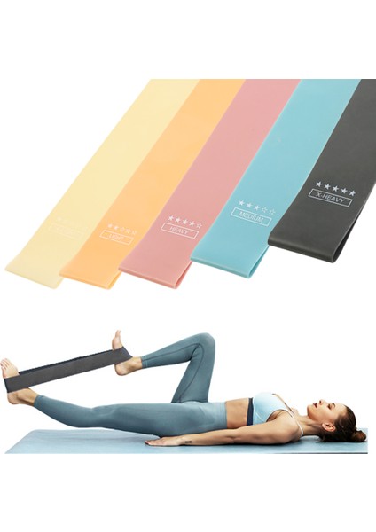 1 3 5 Yıldız Stili Eğitim Fitness Sakız Egzersiz Spor Salonu Güç Direnç Bantları Egzersiz Pilates Spor Lastik Mini Bantlar Crossfit Egzersiz Ekipmanları (Yurt Dışından)