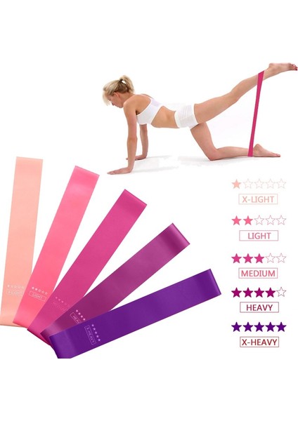 TPE-3PCS234 Stili Fitness Direnç Bantları Çevre Dostu Yüksek Li Yoga Elastik Germe Germe Egzersiz Döngüsü Direnç Bantları (Yurt Dışından) modelleri
