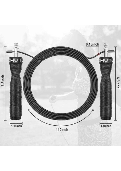 2.5mm Halat Stili Fitness Hız Atlama Ipi Crossfit Ip Atlama Ipleri Ağırlıklı Atlama Tüketim Egzersizi Bilyalı Rulmanlar ile Kaymaz Kollar (Yurt Dışından) fiyatları