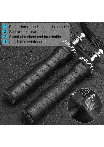 2.5mm Halat Stili Fitness Hız Atlama Ipi Crossfit Ip Atlama Ipleri Ağırlıklı Atlama Tüketim Egzersizi Bilyalı Rulmanlar ile Kaymaz Kollar (Yurt Dışından) fırsatları