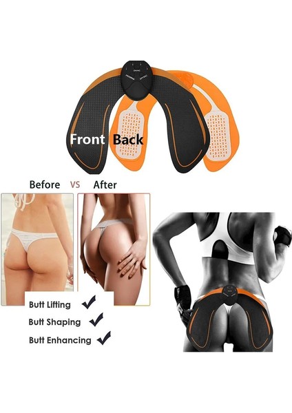 Kumral Tarzı Muscle Stimulator Ems Massager Abdominal Muscle Trainer Electrostimulation Hip Trainer Abdomen Arm Exercise Machine Gym Equiment (Yurt Dışından)