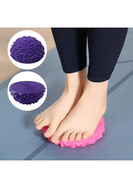 Yeşil Stil Fitness Kas Ayak Tam Vücut Egzersizi Yorgun Bırakma Yoga Yarım Top Masaj Topu Sağlık Yoga Eğitim Aksesuarları (Yurt Dışından) fiyatları