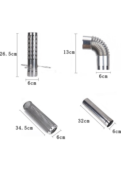 Çadır Sobası Jack C Stili Kamp Çadırı Odun Sobası Aksesuarları Taşınabilir Ultra Hafif Odun Sobası Baca Boruları Yürüyüş Pişirme Odun Sobası Aksesuarı (Yurt Dışından) modelleri