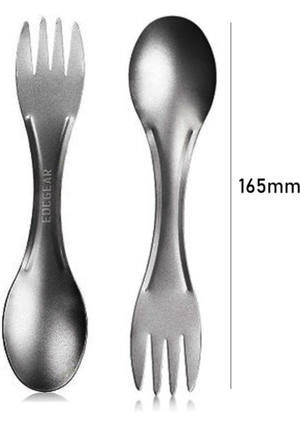 No.7 Tarzı 2 In1 Uzun Saplı Kaşık Çatal Yürüyüş Titanyum Tencere Açık Sofra Takımı Taşınabilir Kamp Seyahat Ultralight Çatal Bıçak Takımı (Yurt Dışından) modelleri