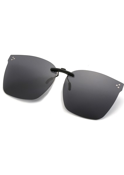 No.2 Tarzı Yeni Araba Sürücü Gözlükleri Anti-Uva Uvb Polarize Güneş Gözlükleri Sürüş Gece Görüş Lens Klipsi Güneş Gözlüğü Iç Aksesuarları (Yurt Dışından)