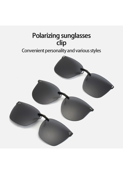 No.2 Tarzı Yeni Araba Sürücü Gözlükleri Anti-Uva Uvb Polarize Güneş Gözlükleri Sürüş Gece Görüş Lens Klipsi Güneş Gözlüğü Iç Aksesuarları (Yurt Dışından) fiyatları