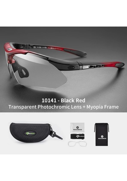 NO.10141 Stili Rockbros Fotokromik Bisiklet Gözlükleri Bisiklet Doğa Sporları Güneş Gözlüğü Renk Atma Gözlükleri Mtb Yol Bisikleti Gözlüğü Bisiklet Gözlüğü (Yurt Dışından)