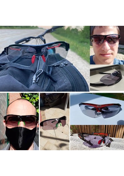 NO.10141 Stili Rockbros Fotokromik Bisiklet Gözlükleri Bisiklet Doğa Sporları Güneş Gözlüğü Renk Atma Gözlükleri Mtb Yol Bisikleti Gözlüğü Bisiklet Gözlüğü (Yurt Dışından) fiyatları