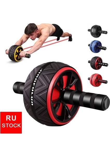 Siyah Stil Hiçbir Gürültü Karın Tekerlek Kaymaz Ab Rulo Mat ve Atlama Ipi ile Kas Eğitmen Kol Bel Bacak Egzersiz Gym Fitness Ekipmanları (Yurt Dışından) fiyatları
