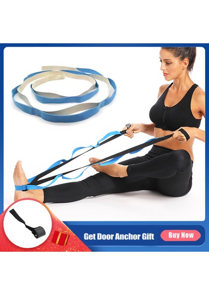 Yeşil Stil Fitness Çekme Kayışı Kemer Yoga Polyester Elastik Germe Eğitim Bandı Pilates Jimnastik Vücut Geliştirme Için Direnç Bandı (Yurt Dışından) fiyatları