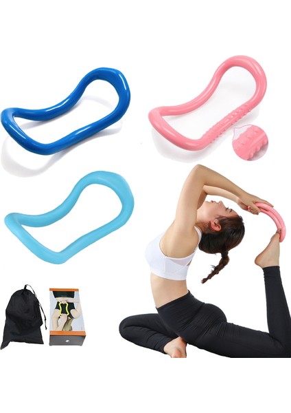 Pp-1 Stili Yoga Magic Circle Ring Gym Ev Fitness Streç Yüzük Masaj Ekipmanları Pilates Vücut Geliştirme Egzersiz Yoga Aksesuarları (Yurt Dışından)