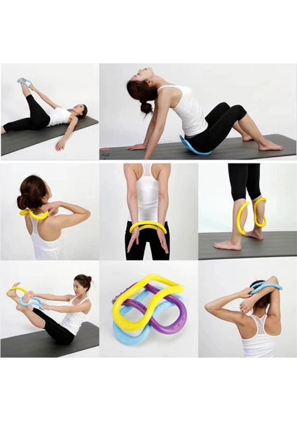 Pp-1 Stili Yoga Magic Circle Ring Gym Ev Fitness Streç Yüzük Masaj Ekipmanları Pilates Vücut Geliştirme Egzersiz Yoga Aksesuarları (Yurt Dışından)