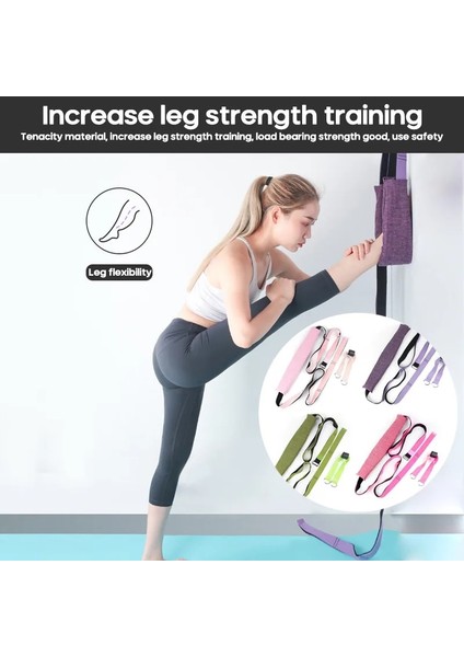 No.4 Tarzı Yeni Kapı Esnekliği Dans Jimnastik Eğitmeni Için Germe Bacak Sedye Kayışı Konfor Tasarımı Yoga Streç Kemer Yoga Kayışı (Yurt Dışından)