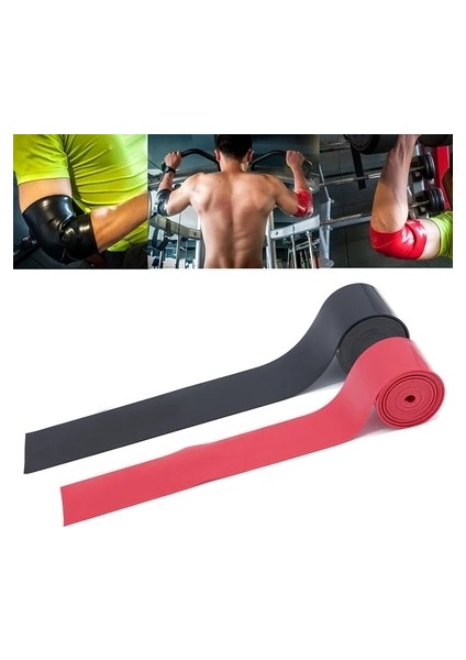 Kırmızı 2000X50X1MM Stili Fitness Kas Eğitim Bandı Floss Band Kas Bandajları Basınçlı Yara Bandajları Ayak Bileği Kas Çıkartmaları Hareketlilik Kurtarma Bantları (Yurt Dışından)